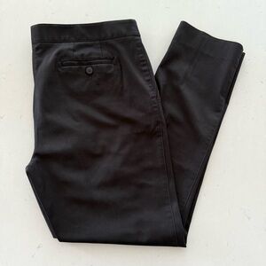 BROOKS BROTHERS COTTON BLEND ADVANTAGE STRETCH CHINO IN BLACK